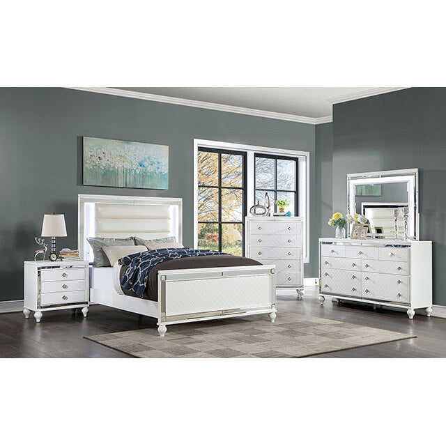  Furniture of America Nightstands 3 Drawers CM7320WH-N IMAGE 2