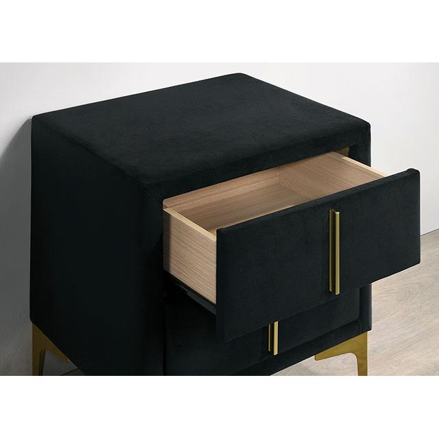  Furniture of America Florizel CM7411BK-N Night Stand IMAGE 3