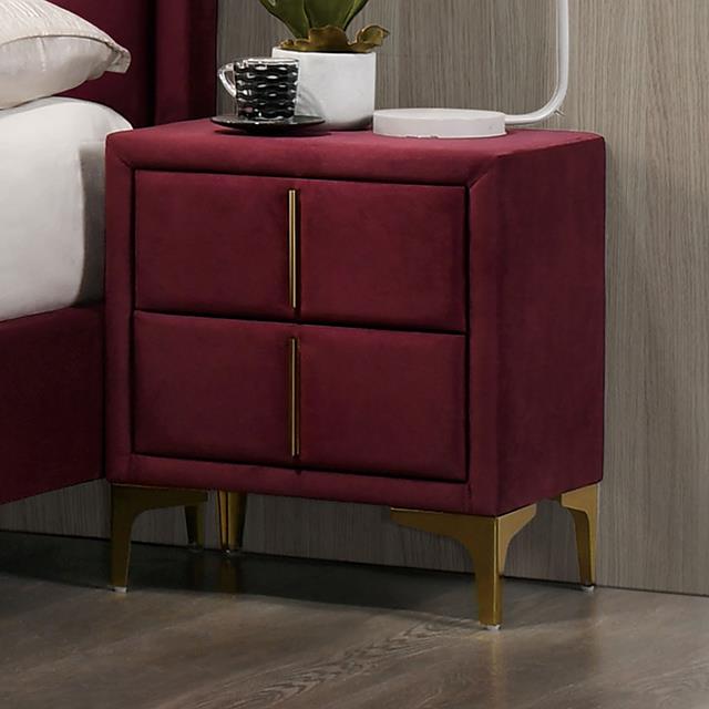  Furniture of America Florizel CM7411RD-N Night Stand IMAGE 1