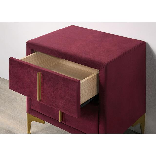  Furniture of America Florizel CM7411RD-N Night Stand IMAGE 3