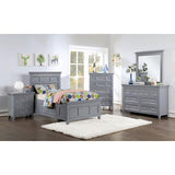  Furniture of America Castlile CM7413GY-T Twin Bed IMAGE 2