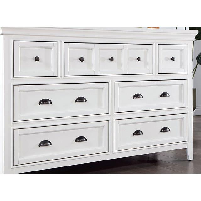  Furniture of America Castile CM7413WH-D Dresser IMAGE 3