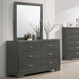  Furniture of America Alison CM7416GY-D Dresser IMAGE 1