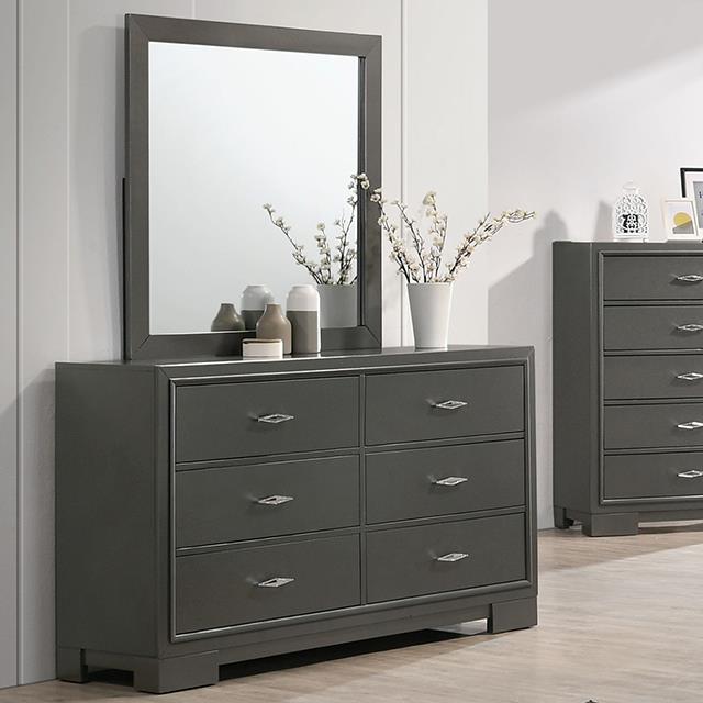 Furniture of America Alison CM7416GY-D Dresser IMAGE 1