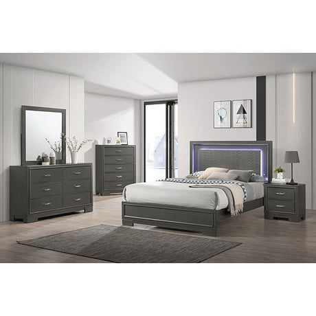  Furniture of America Alison CM7416GY-N Night Stand IMAGE 2