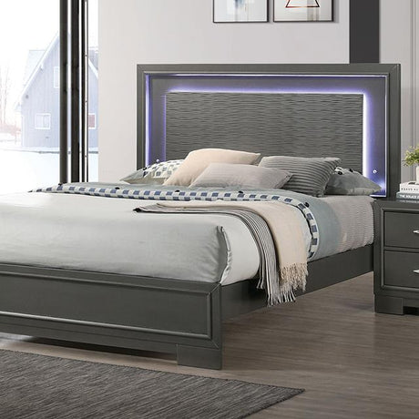  Furniture of America Alison CM7416GY-Q Queen Bed IMAGE 1