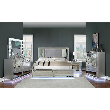  Furniture of America Belladonna CM7417SV-M Mirror IMAGE 2