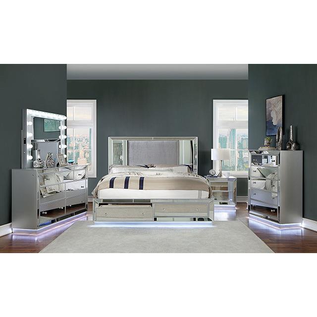  Furniture of America Belladonna CM7417SV-Q Queen Bed IMAGE 2