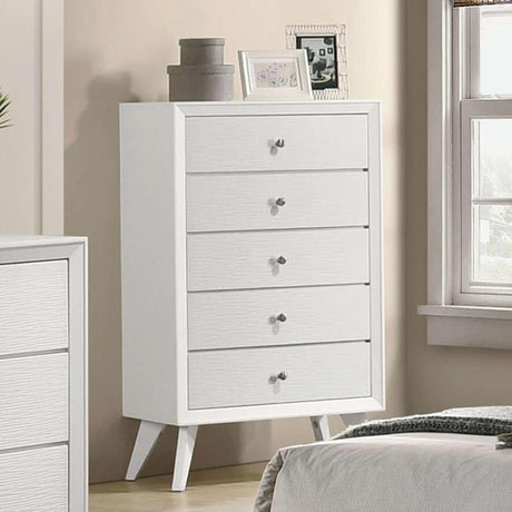  Furniture of America Dortmund CM7465WH-C Chest IMAGE 1