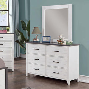  Furniture of America Priam CM7467WH-D Dresser IMAGE 1