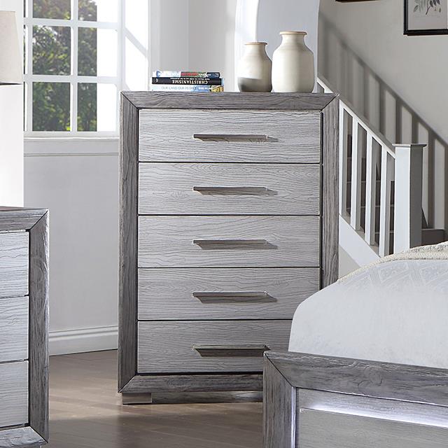 Furniture of America Raiden CM7468GY-C Chest IMAGE 1