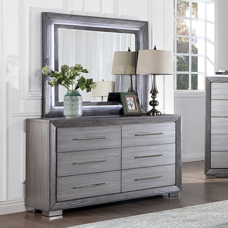  Furniture of America Raiden CM7468GY-D Dresser IMAGE 1