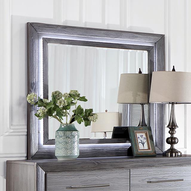 Furniture of America Raiden CM7468GY-M Mirror IMAGE 1