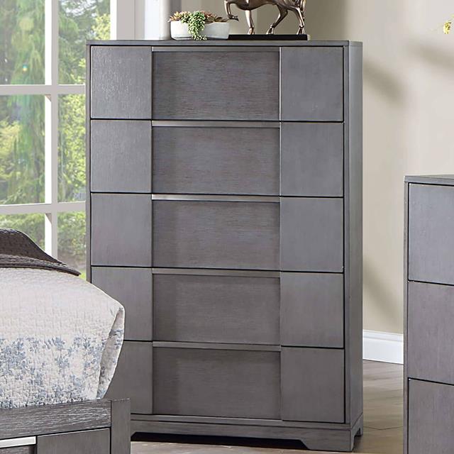  Furniture of America Regulus CM7475GY-C Chest IMAGE 1