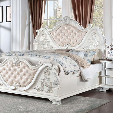  Furniture of America Esparanza CM7478WH-Q Queen Bed IMAGE 1