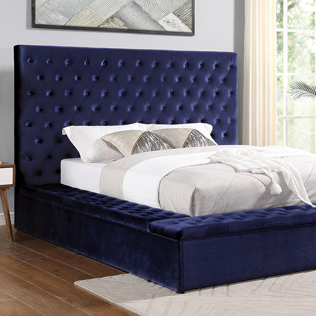  Furniture of America Golati King Bed CM7895BL-EK-BED IMAGE 1