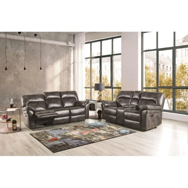  Furniture of America Josias CM9908DG-CH Glider Recliner IMAGE 2