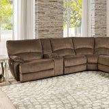  Furniture of America Cerelia CM9909BR-SECT-PM Power Sectional IMAGE 1