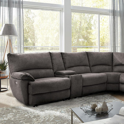  Furniture of America Cerelia CM9909GY-SECT-PM Power Sectional IMAGE 1