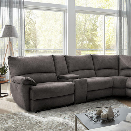  Furniture of America Cerelia CM9909GY-SECT-PM Power Sectional IMAGE 1