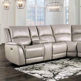  Furniture of America Gorgius CM9910ST-SECT-PM Power Sectional IMAGE 1