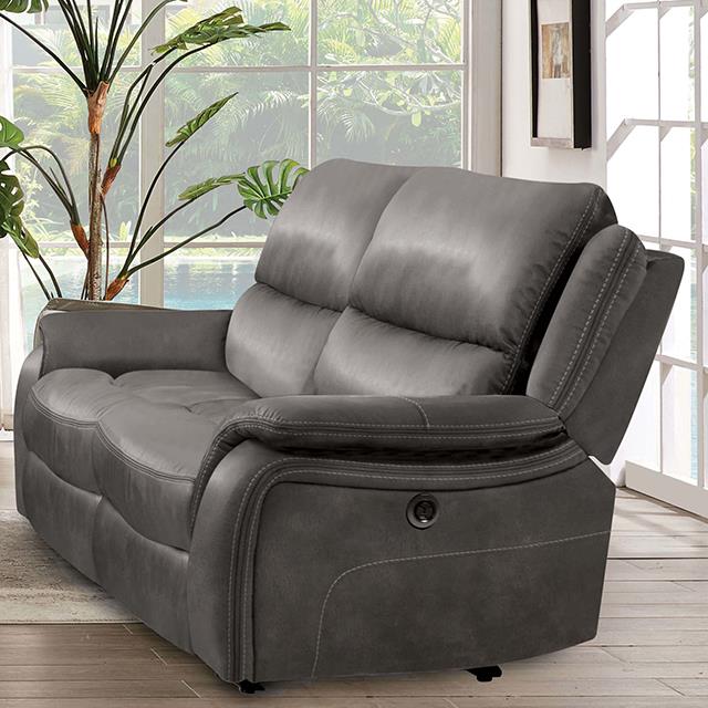  Furniture of America Henricus CM9911DG-LV Loveseat IMAGE 1