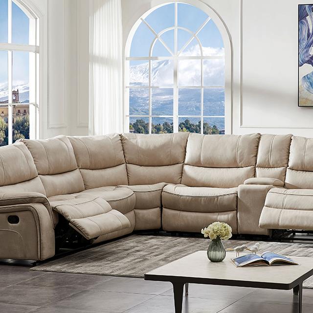  Furniture of America Jerominus CM9912BG-SECT Sectional IMAGE 1