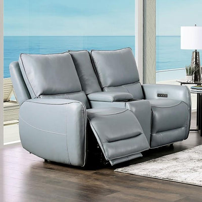  Furniture of America Phineas Power Reclining Loveseat CM9921PB-LV-PM IMAGE 1