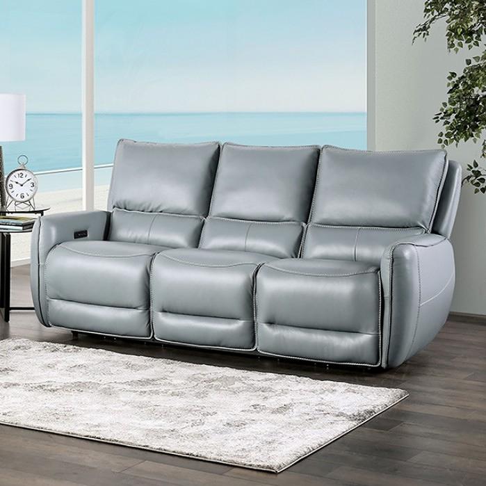  Furniture of America Phineas Power Reclining Sofa CM9921PB-SF-PM IMAGE 1