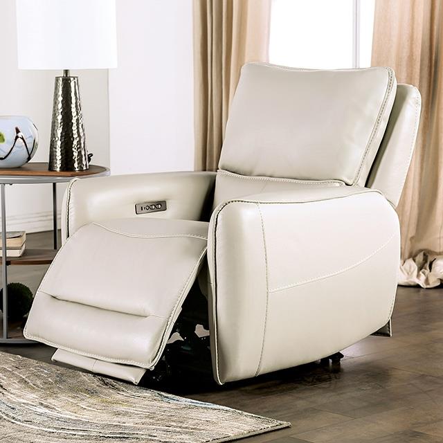  Furniture of America Phineas CM9921ST-CH-PM Power Recliner IMAGE 1