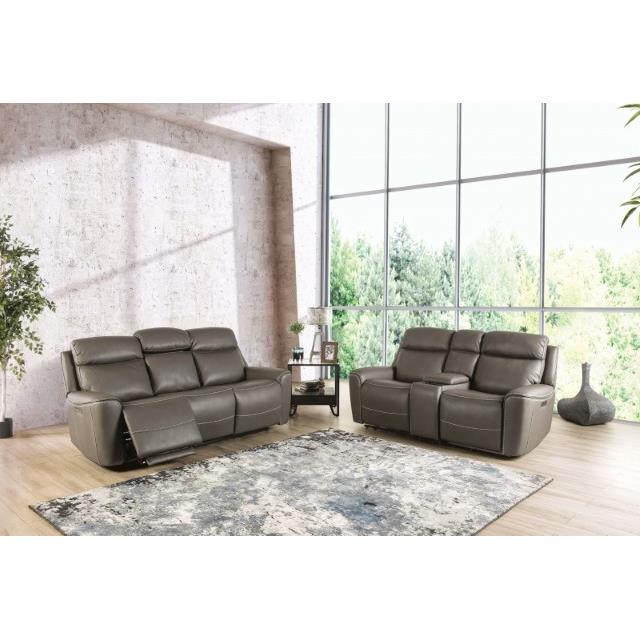  Furniture of America Artemia CM9922GY-LV-PM-PK Power Loveseat IMAGE 2