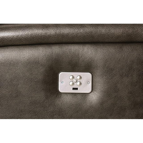  Furniture of America Soterios CM9924DG-CH-PM Power Recliner IMAGE 3