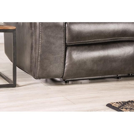  Furniture of America Soterios CM9924DG-CH-PM Power Recliner IMAGE 4