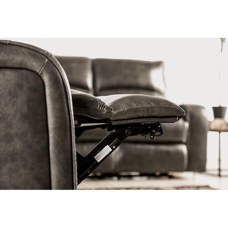  Furniture of America Soterios CM9924DG-CH-PM Power Recliner IMAGE 6