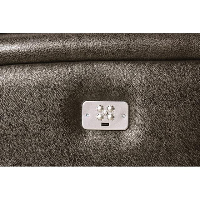  Furniture of America Soterios CM9924DG-SF-PM Power Sofa IMAGE 7