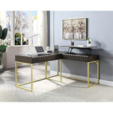  Furniture of America Freiburg CM-DK406WN-PK Corner Desk IMAGE 2