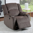  Furniture of America Hadrian CM-RC6749BR Power Recliner IMAGE 1