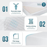  Furniture of America Artemisia DM510-Q 6" Queen Memory Foam Mattress IMAGE 5