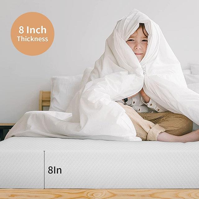  Furniture of America Coreopsis DM520-EK 8" King Memory Foam Mattress IMAGE 8