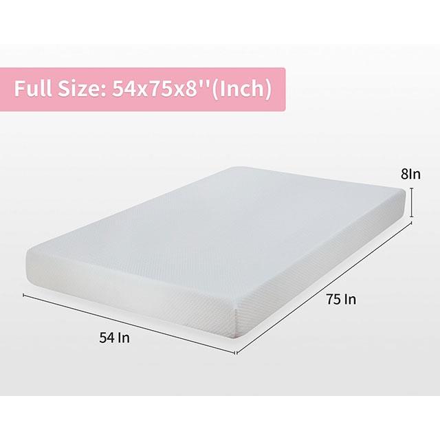  Furniture of America Coreopsis DM520-F 8" Full Memory Foam Mattress IMAGE 3