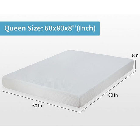  Furniture of America Coreopsis DM520-Q 8" Queen Memory Foam Mattress IMAGE 3