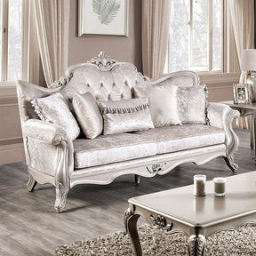  Furniture of America Acapulco FM65001WH-SF Sofa IMAGE 1