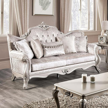  Furniture of America Acapulco FM65001WH-SF Sofa IMAGE 1