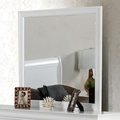  Furniture of America Louis Philippe FM7866WH-M Mirror IMAGE 1