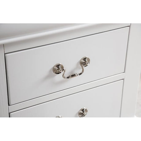  Furniture of America Louis Philippe FM7866WH-N Night Stand IMAGE 4
