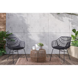  Furniture of America Livana FM80002BB-CH-2PK Outdoor Chair IMAGE 2