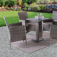  Furniture of America Aminta FM80004GY-5PC-06GY Patio Bistro Set IMAGE 1