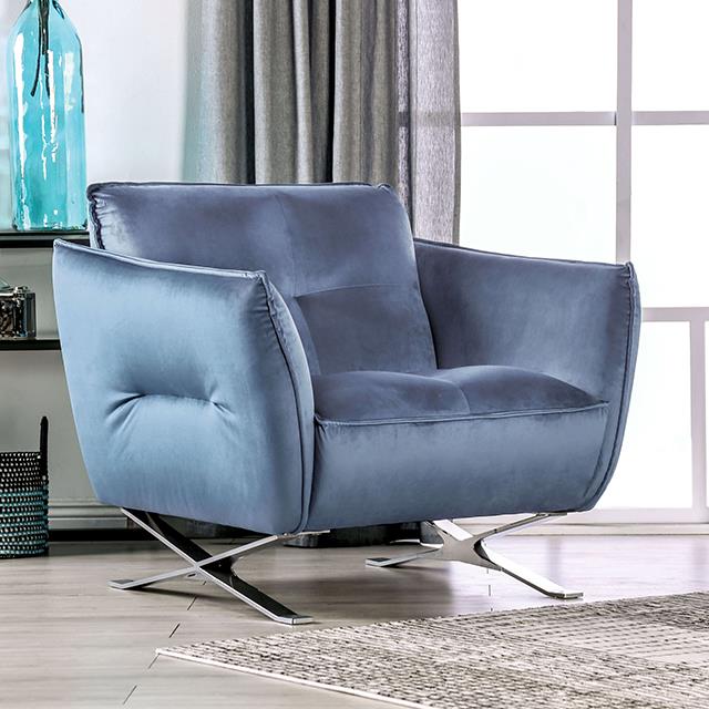  Furniture of America Civellutino FM90004-CH-PK Chair IMAGE 1