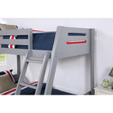  Furniture of America Emilee FM-BK003GY Twin/Full Bunk Bed IMAGE 3
