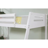  Furniture of America Emilee FM-BK003WH Twin/Full Bunk Bed IMAGE 3
